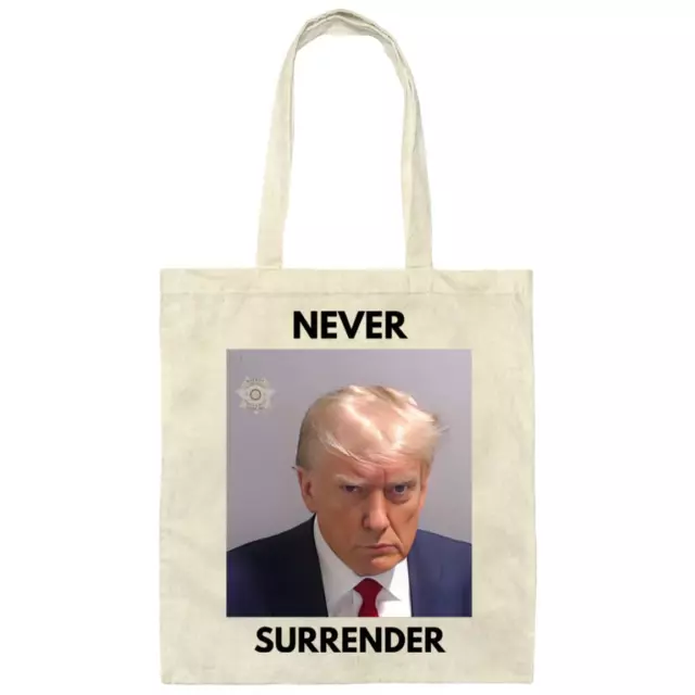 Bolso de Mano Donald Trump con Taza del Presidente Trump - "Nunca te rindas"