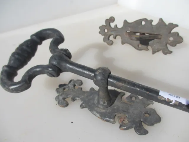 Vintage Iron Door Bell Pull Antique Old Rustic Primitive Gothic