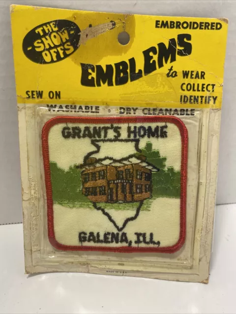 Vintage GRANT'S HOME The Show Offs Sew on Souvenir Embroidered Patch NIOP  3"