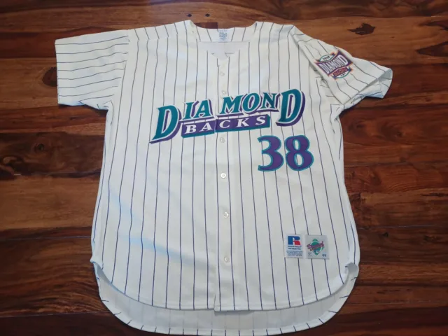 Vintage Russell Diamond 1998 Arizona Diamondbacks MLB Jersey Sz 48 Purple  USA