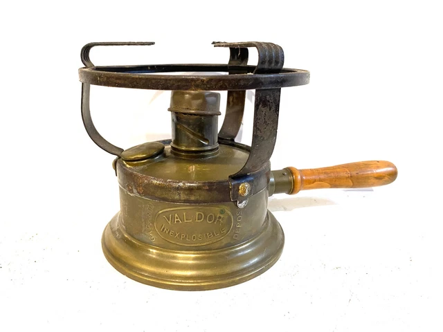 Réchaud à Alcool PIGEON Vintage - Fer à Friser De Voyage & Stérilisation Médicale - Occasion Fonctionnel