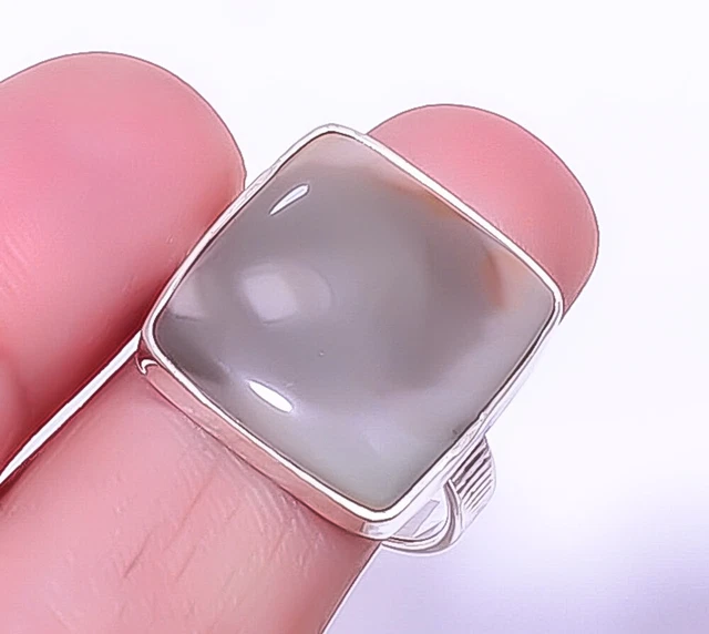 Imperial Jasper - Guadalajara 925 Sterling Silver Jewelry Ring s.9 T968