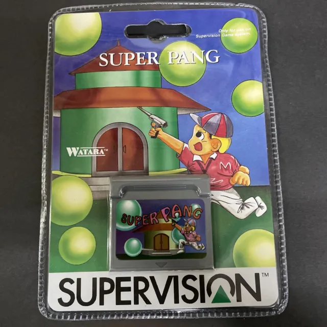 Vintage Watara Supervision Super Pang Video Game New Nos