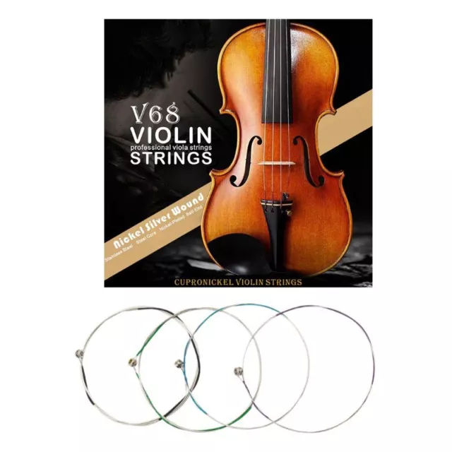 4Pcs/pack 1/2 1/4 Violin Strings Steel String G D A E Strings Guitar Accessories