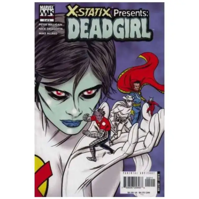 X-Statix Presents: Dead Girl #2 in Very Fine + condition. Marvel comics [z,