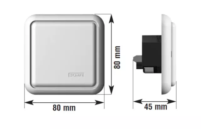 SOMFY ÉMETTEUR CONTACT SEC RTS 1810334 - DRY CONTACT TRANSMITTER Neuf 2