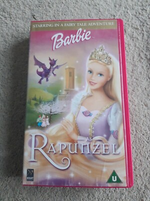 BARBIE AS RAPUNZEL VHS Video Cassette 2002 UK PAL EUR 11,53 - PicClick IT
