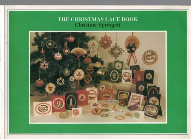 The Christmas Lace Book 1991 Used But Good Condition See Scans CB1