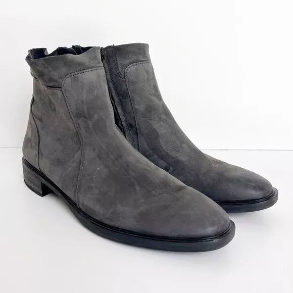 PAUL GREEN Women's Size UK 6.5 US 9  Iron Nubuck Gray Tamara Ankle Boot Bootie