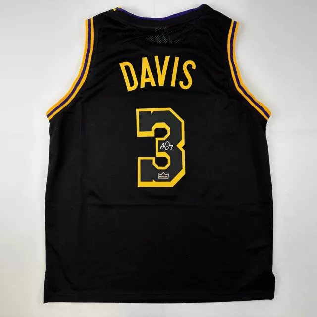Nike, Shirts, Men Nike Anthony Davis La Lakers Jersey Swingman Black  Mamba Dj43310 Size Xl