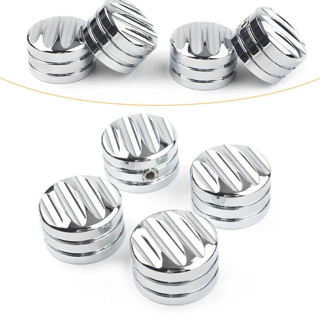 4X Head Bolt Covers For Harley Sportster XL883/1200 Twin Cam Big Twin 1340 Evo
