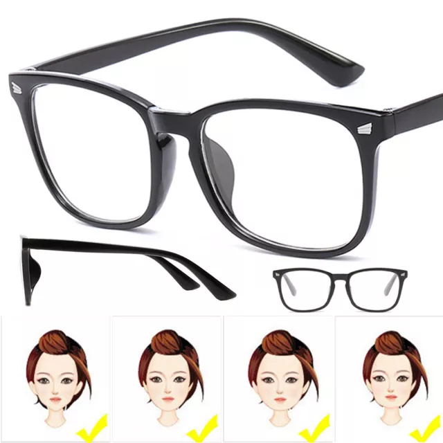 Computer Glasses UV Anti-glare OD Filter Blue Light Block Transparent Lens