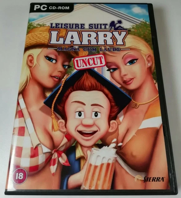 Leisure Suit Larry Magna Cum Laude *Uncut Edition* PC CD ROM 2004 - RATED 18