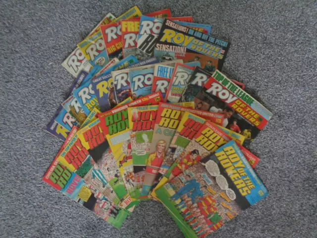 Roy of the rovers Joblot X26 Collectable Vintage Comics 99p Start No Reserve