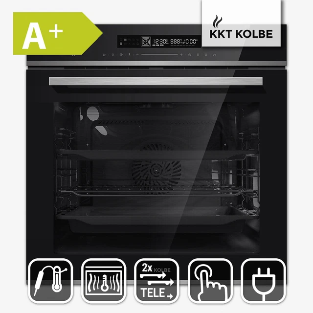 Four encastrable 60 cm 72L Catalyse Gril Circulation de l'air Air chaud