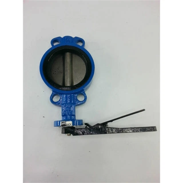 FNW FNW731BS 5" Cast Iron Stainless Steel Buna 255# Wafer Butterfly Valve