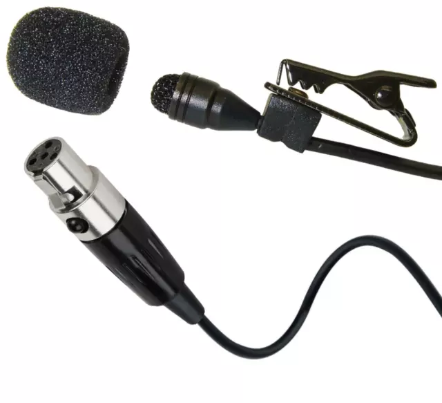 Professional Lavaliere Microphone for Shure Body Pack Transmitter 4 Pin Mini XLR