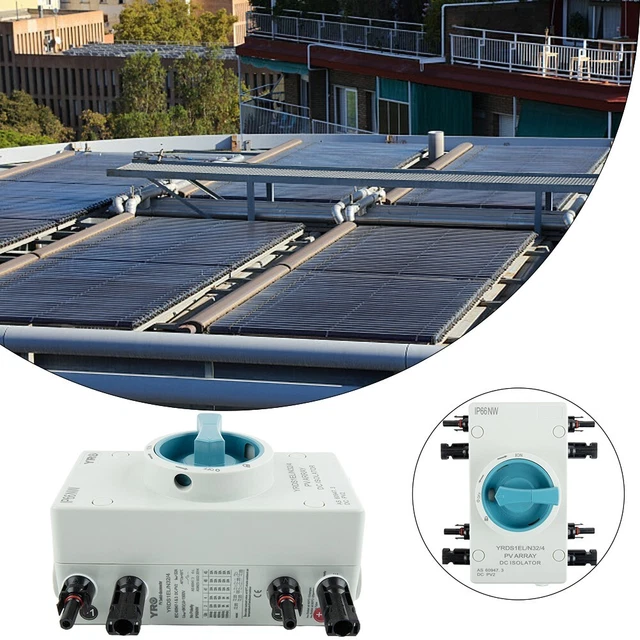 Interruptor accesorios interruptor solar fotovoltaico resistente a los rayos UV 1 ud. para 2 cuerdas