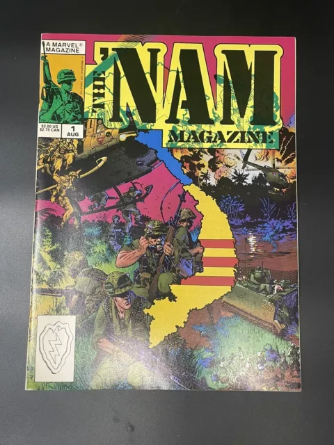 The NAM #1 Marvel Comics 1986 Vietnam War Vintage Comic Book HIGH GRADE NM
