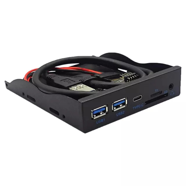 Panneau avant du hub USB USB3.2 Gen1 5Gbps Adaptateur multiport pour hub USB