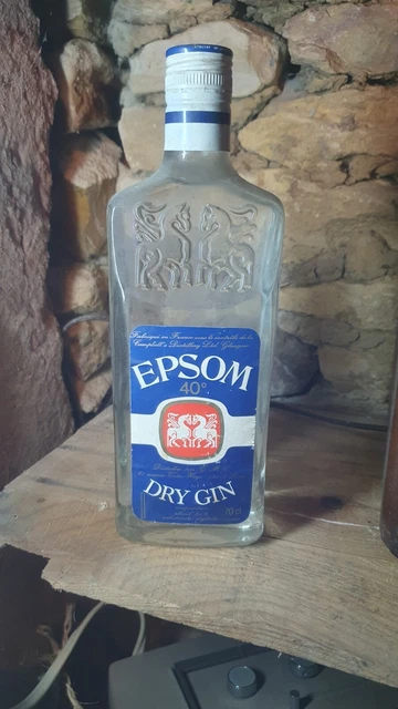 Ancienne Bouteille pleine Gin Anglais Epsom