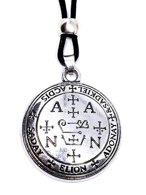 COLLIER SCEAU PENDENTIF sandalphon archange amulette ange sceau talisman bijoux EUR 12,43 - FR