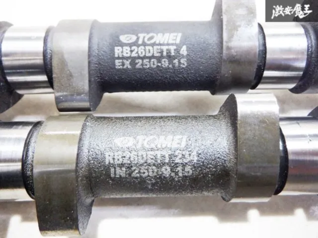 TOMEI camshaft type R IN EX set 250° lift amount 9.15mm BNR34 GT-R RB26DETT Used