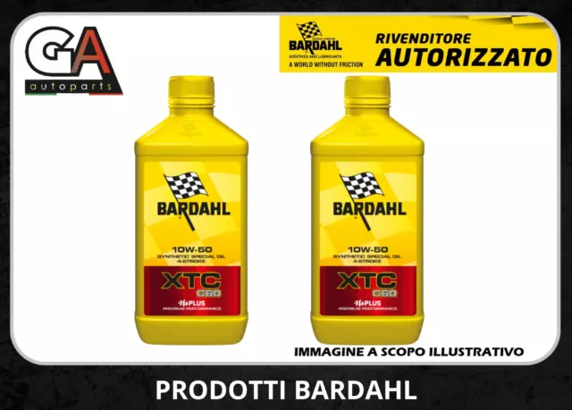 Olio motore moto XTC C60 10W50 Bardahl motore 4T 2 Lt