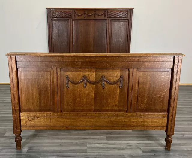 Amazing Rare Carved French Antique Double BED (LOT 1984)