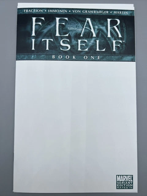 Fear Itself #1 (Book 1) (2011) Blank Sketch Cvr -NM