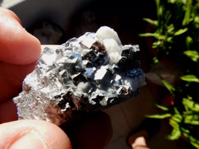Minerales " Preciosos Cristales Cubicos De Skutterudita De Marruecos  -  10F16 "