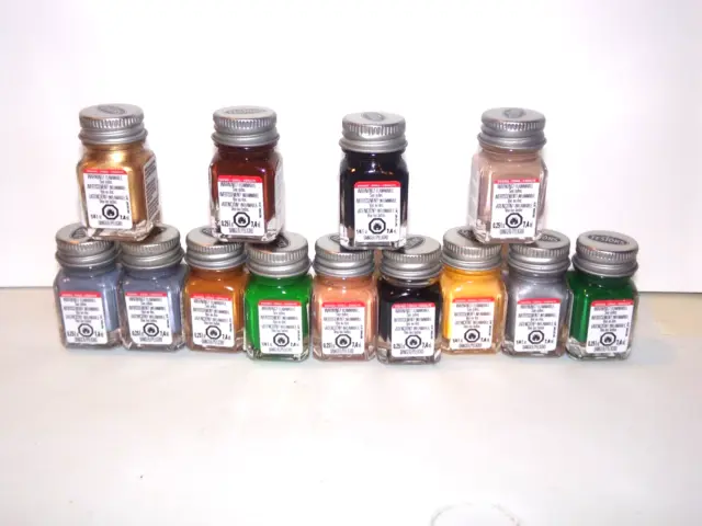 54 Bottles - Testors Enamel Model Paint Set - FRESH & NEW unopened