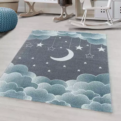 Children's carpet short pile carpet children's room baby room moon carpet