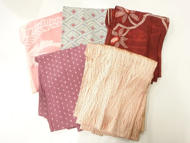 45337# Japanese Kimono / Antique Haori / Set Of 5