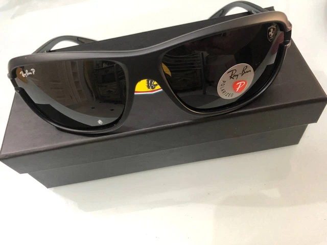 Ray-Ban Sunglasses Black Lenses Scuderia Ferrari Collection Polarized