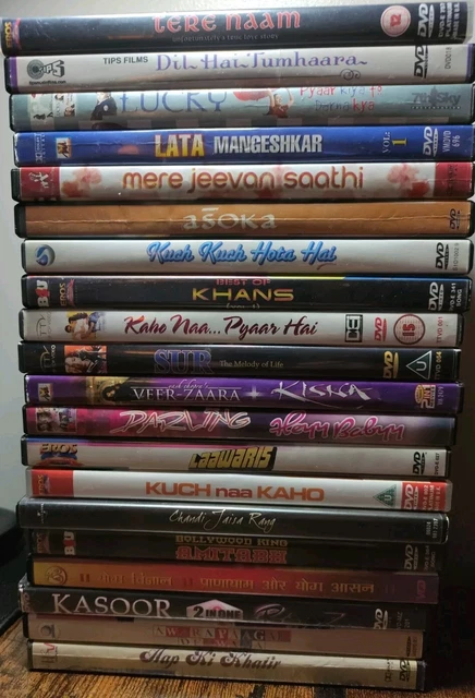 BOLLYWOOD MOVIE DVD Bundle 24 Movies Shah Rukh Khan GC 🌀🌀🌀 £64.95 ...