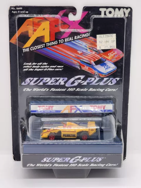 Afx Tomy Sg+ Pennzoil F1 Indy # 2 Slot Car Mint Sealed New Mip Nos Moc Cube Card