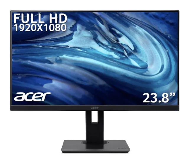 Acer B7 B247Y 23.8" Monitor 1920 x 1080 pixels Full HD Black UM.QB7EE.019