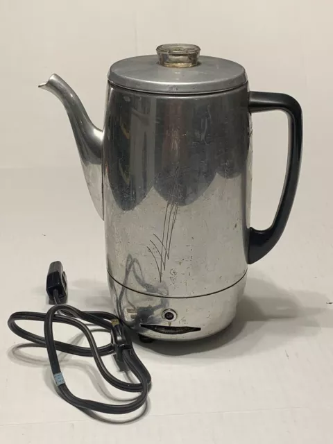 DORMEYER Electric Percolator Coffee Maker Pot Automatic 10 cup Model 6901  VTG