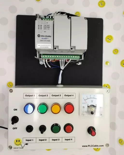 Allen-Bradley Micro820 Programmable CCW PLC Trainer Micro800 Training Kit