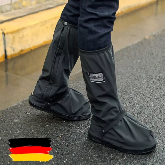 Wasserdicht Regenschutz Schuh Überzieher Überschuhe Fahrrad Schuhe Rutschfest