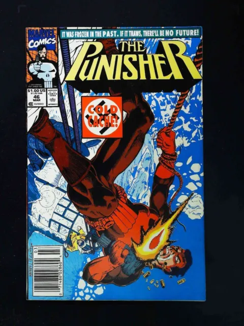 Punisher  #46 (2Nd Series) Marvel Comics 1991 Vf+ Newsstand