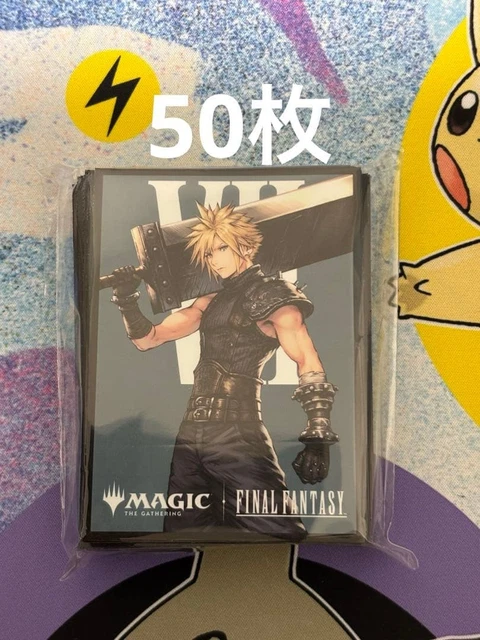 cloud mtg card sleeves Ultra PRO - Final Fantasy x Universes Beyond Cloud, Midgar Mercenary  (Commander) 100ct Deck Protector Sleeves for Magic: The Gathering main image 0