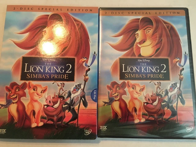Disney Lion King 2 Simbas Pride 2 DVDs w/ slip cover NEW Sealed Buena Vista logo