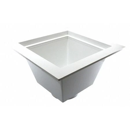 JONES STEPHENS S59004 4" Pipe Dia., PVC, Floor Sink, Floor Sink