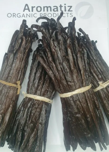 Bourbon Vanilla Pods  Madagascar Beans Grade A 2023 PREMIUM ORGANIC