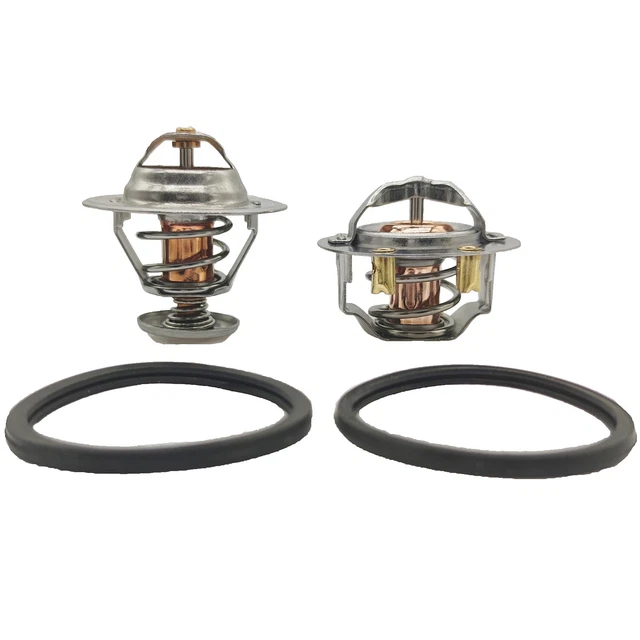Front & Rear Thermostat 97241130 97241129 for Silverado Sierra Duramax 6.6L GM