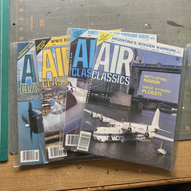 Lot Of Three Air Classics Magazines 1983￼