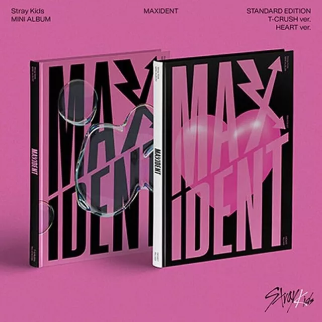 STRAY KIDS [MAXIDENT] Mini Album STANDARD RANDOM CD+Book+2 Card+Poster SEALED