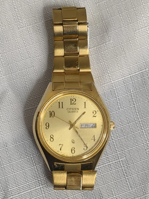 Vintage Citizen Quartz Watch 6031-919963 海外 即決-